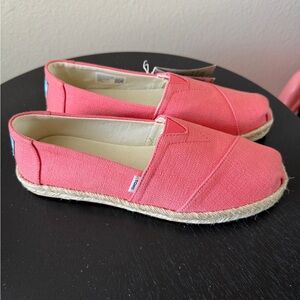 TOMS Coral Espadrille Flats